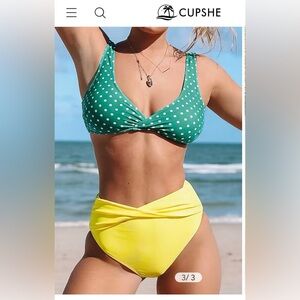 Cupshe nwt bikini set